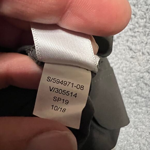 Athleta Pants Womens 14 Tall Chelsea Cargo Gray Zip Pocket Stretch - Picture 7 of 10